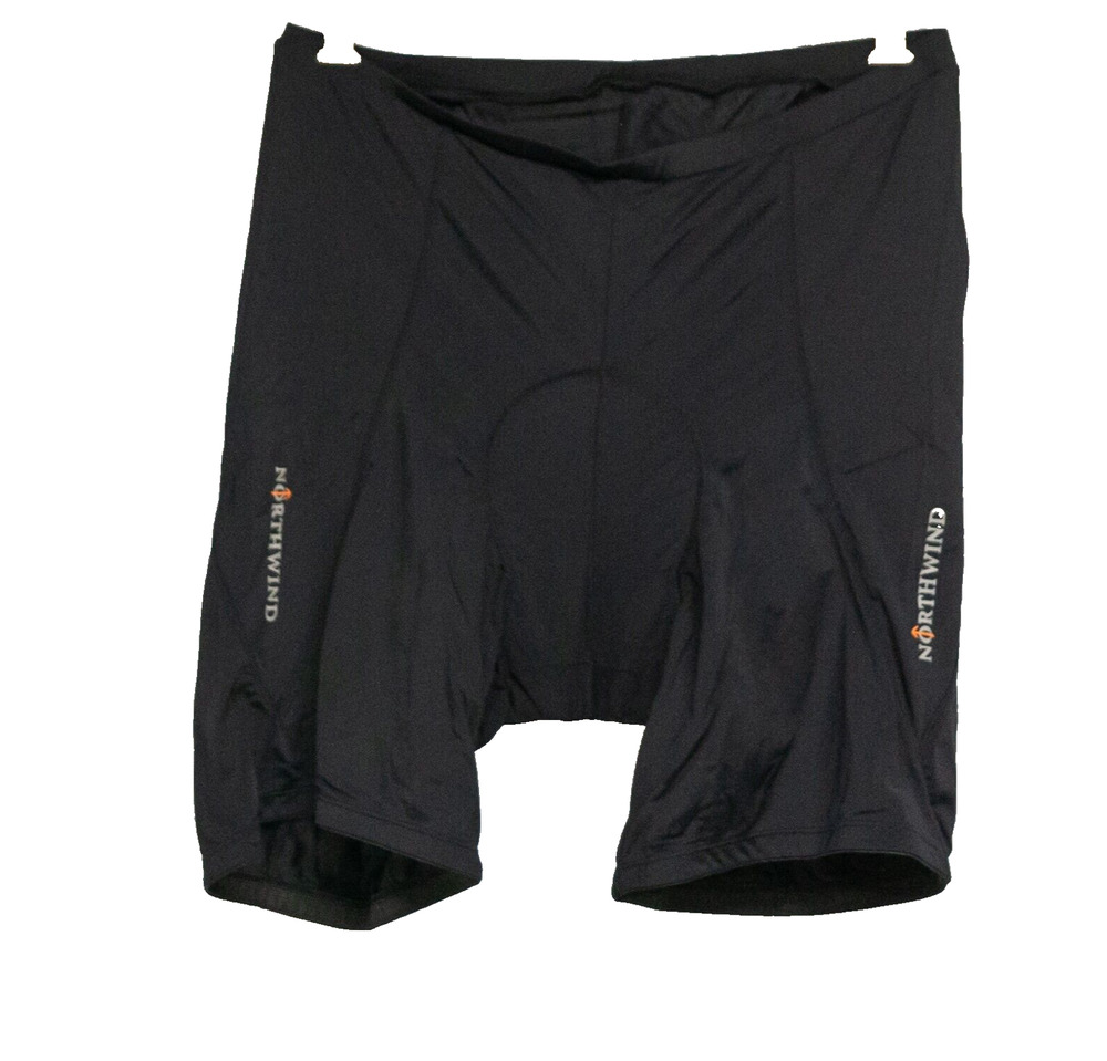 NORTHWIND Cycling Shorts Mens Black Padded Bicycle Bike Trail Riding Shorts 3X